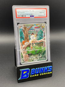 Meowth Illustration Rare Phantasmal Flames PSA 10