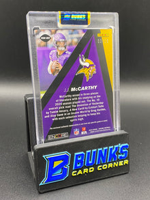 2024 JJ McCarthy Pinnacle Xpress Rc Patch 3/10