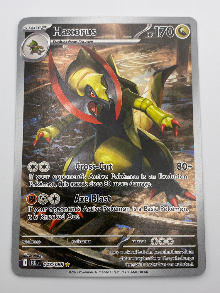 Haxorus Illustration Rare Black Bolt NM