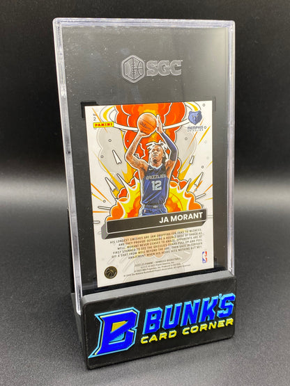 2022-23 Ja Morant B Squad! Holo Pink Laser 18/50 SGC 9.5