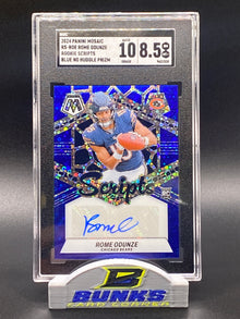 2024 Rome Odunze AUTOGRAPHED Blue No Huddle Prizm