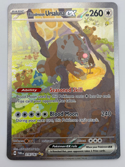 Bloodmoon Ursaluna Ex SIR Twilight Masquerade NM