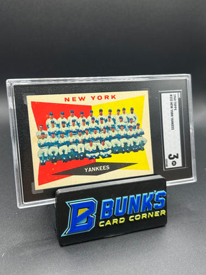 1960 New York Yankees Topps SGC 3