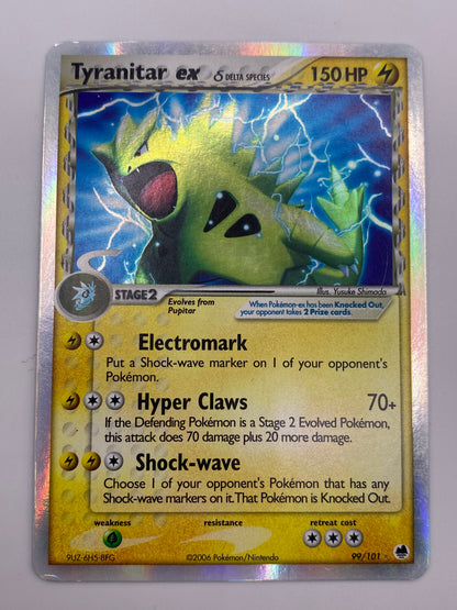 Tyranitar Ex Delta Species Dragon Frontiers LP-M