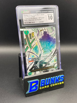 Blades Drawn Dead Man's Game Rare Alt Art Parallel CGC 10