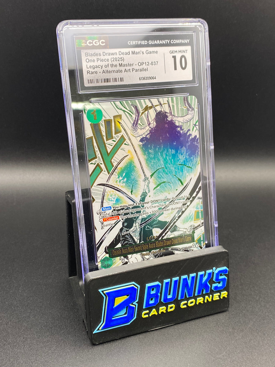 Blades Drawn Dead Man's Game Rare Alt Art Parallel CGC 10