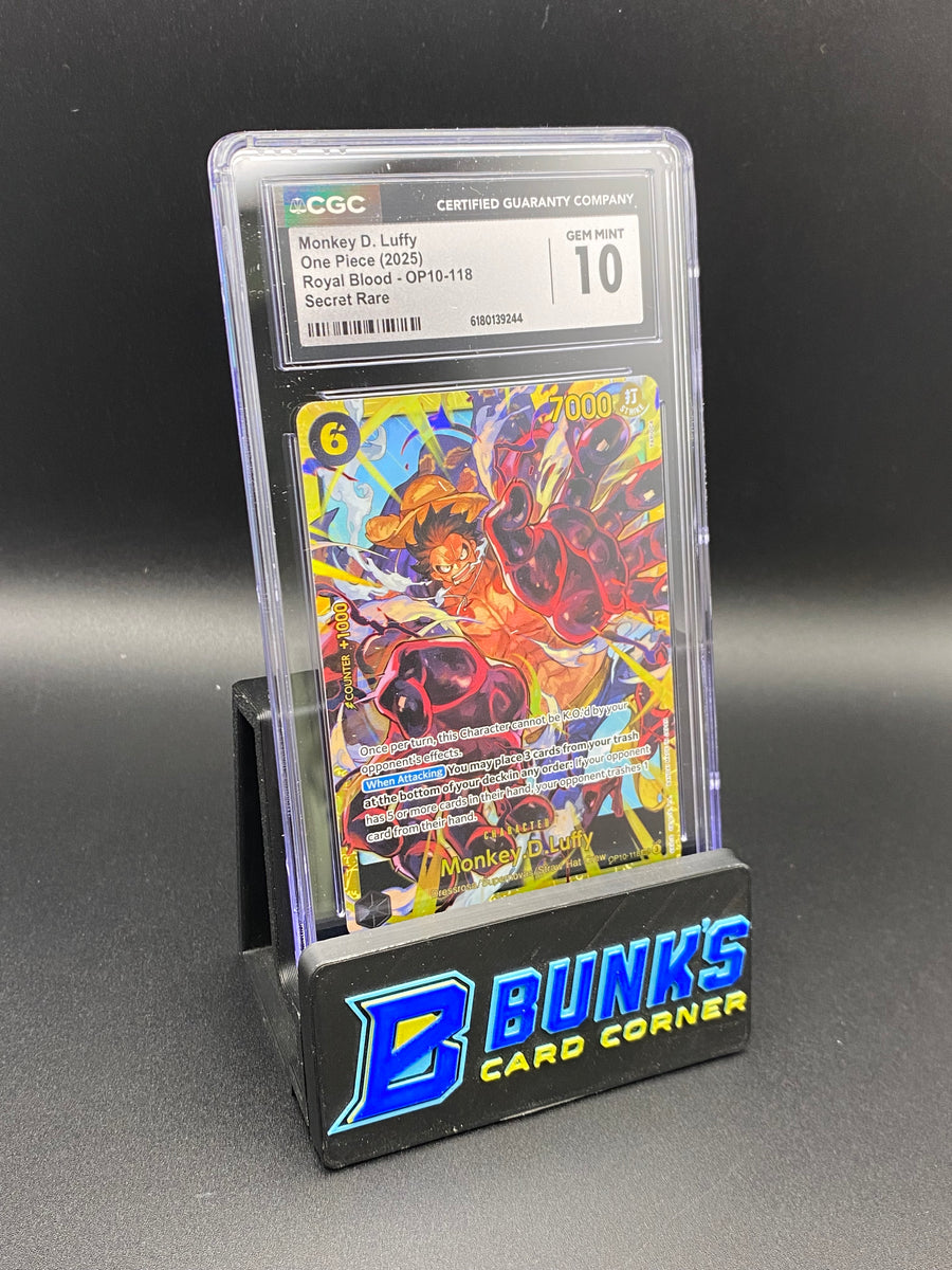 Monkey D. Luffy Secret Rare OP10-118 CGC 10