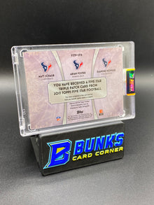 2013 Hopkins, Foster, Schaub Patch 4/10