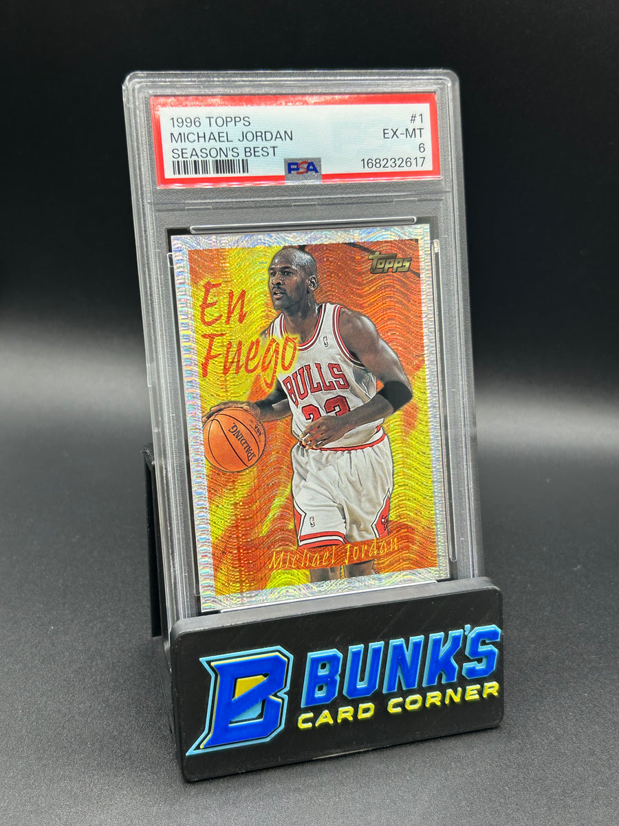 1996 Michael Jordan Topps Season's Best PSA 6
