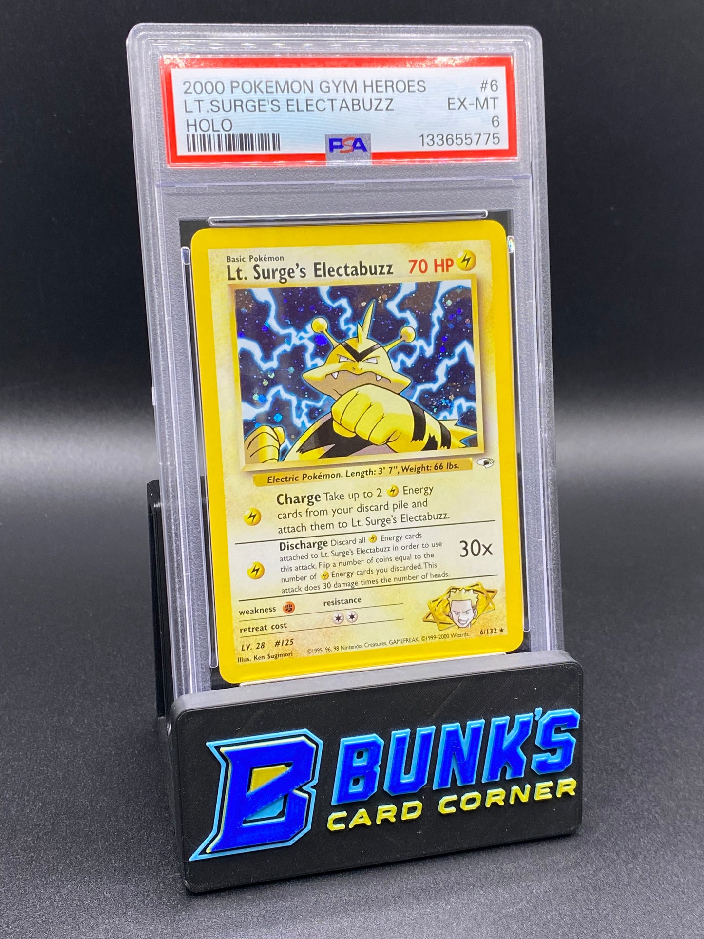 Lt. Surge's Electabuzz Gym Heroes PSA 6