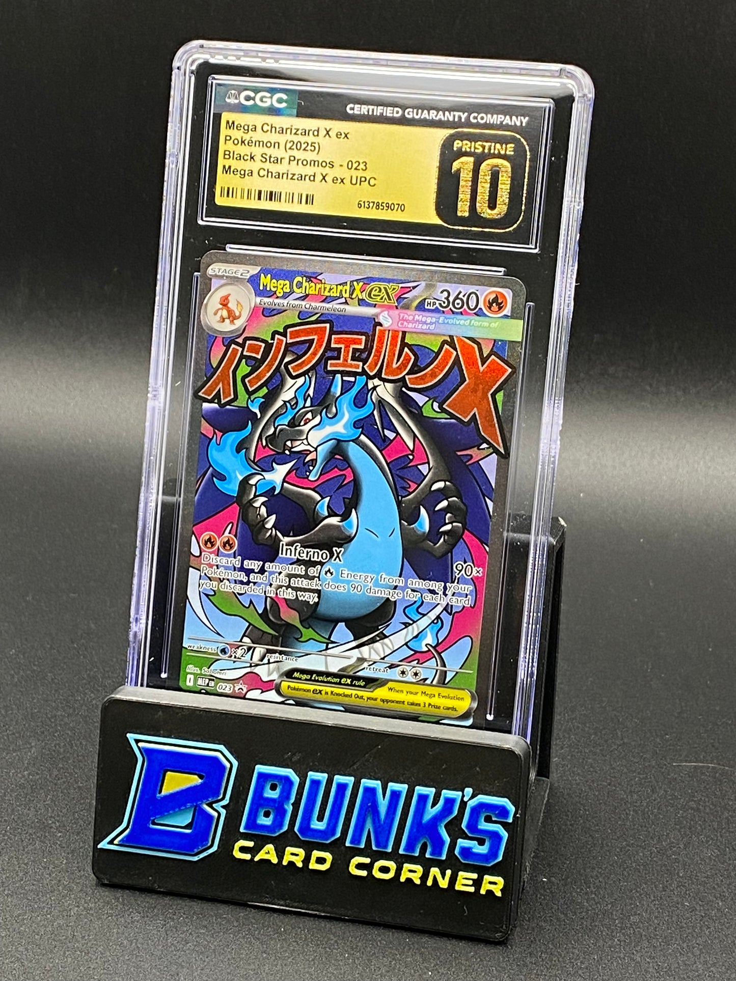 Mega Charizard X Ex Promo CGC PRISTINE 10