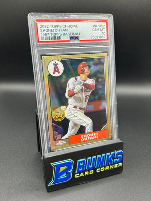 2022 Shohei Ohtani Topps Chrome Refractor PSA 10