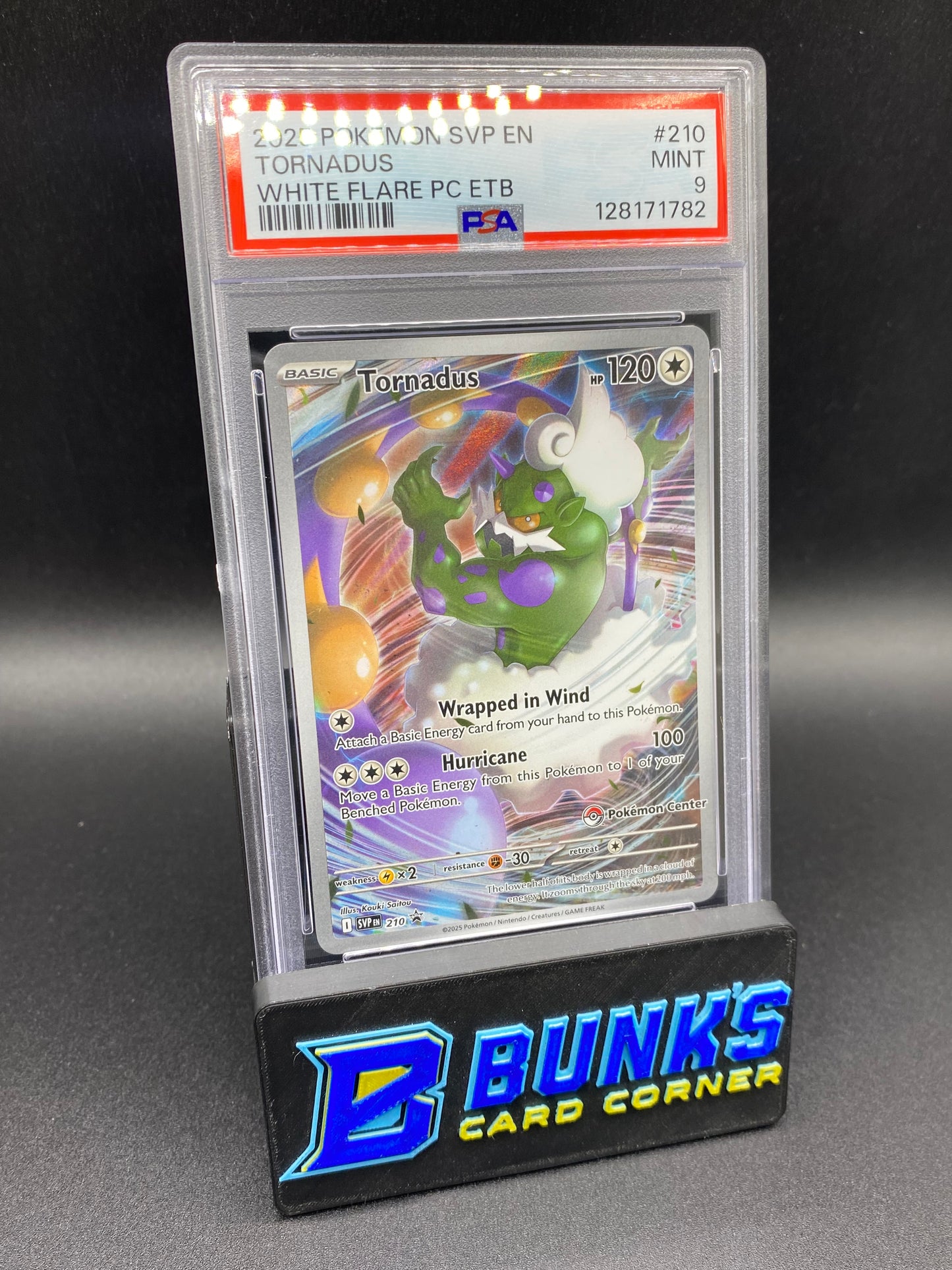 Tornadus Pokemon Center Promo PSA 9
