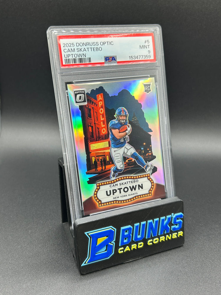 2025 Cam Skattebo Donruss Optic Uptown Case Hit Rc PSA 9