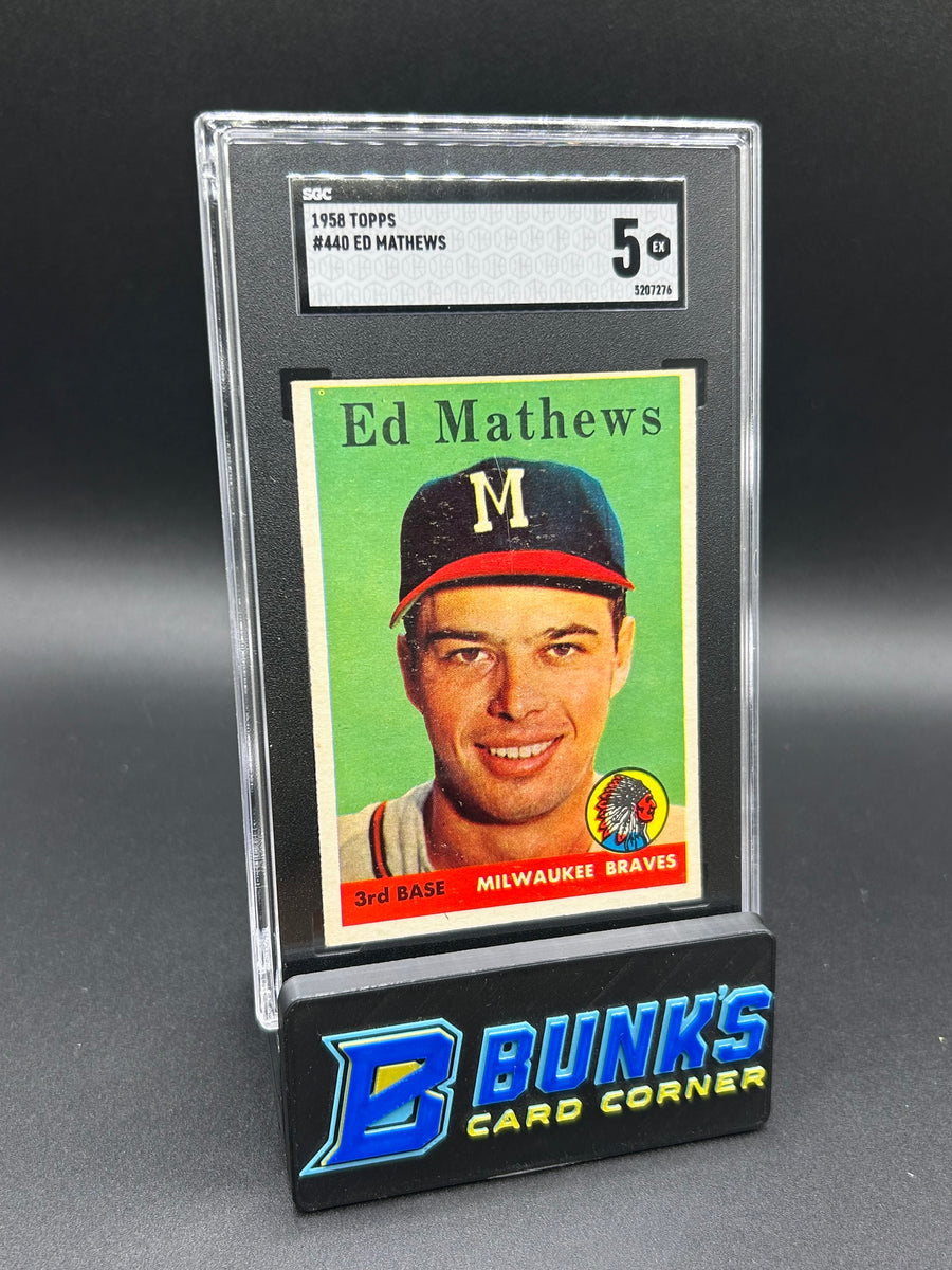1958 Ed Matthews Topps #440 SGC 5