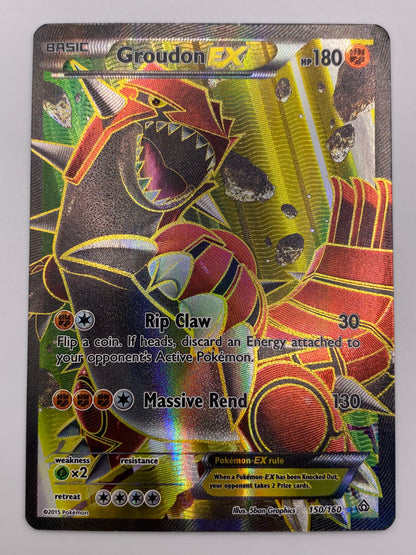 Groudon Ex Full Art Primal Clash LP