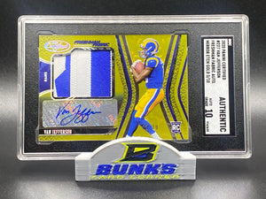 2020 Van Jefferson AUTOGRAPHED Patch Rookie Card