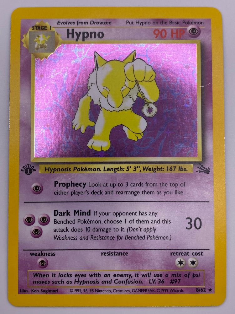 Hypno Holo 1st Edition Fossil LP