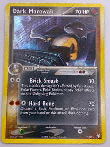 Dark Marowak Holo Rocket MP