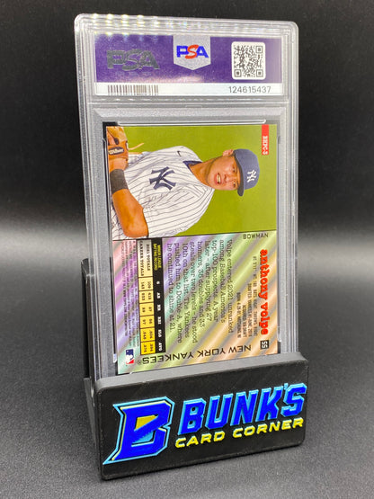 2022 Anthony Volpe Chrome Prospect Yellow Ref 48/75 PSA 10