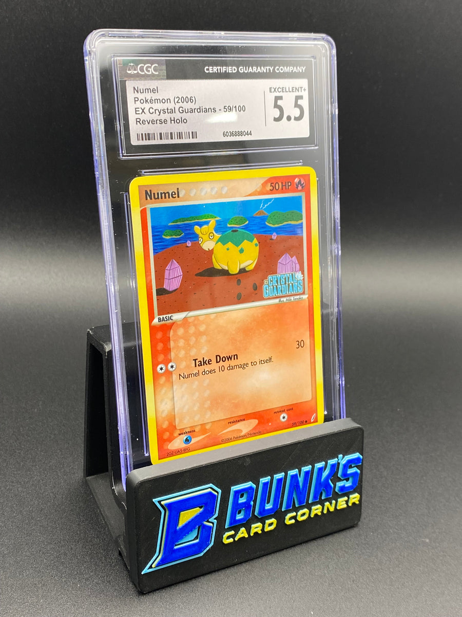 Numel Reverse Holo Crystal Guardians CGC 5.5