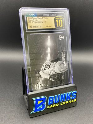 2024 Wyatt Langford Short Prints Black & White CGC PRISTINE 10