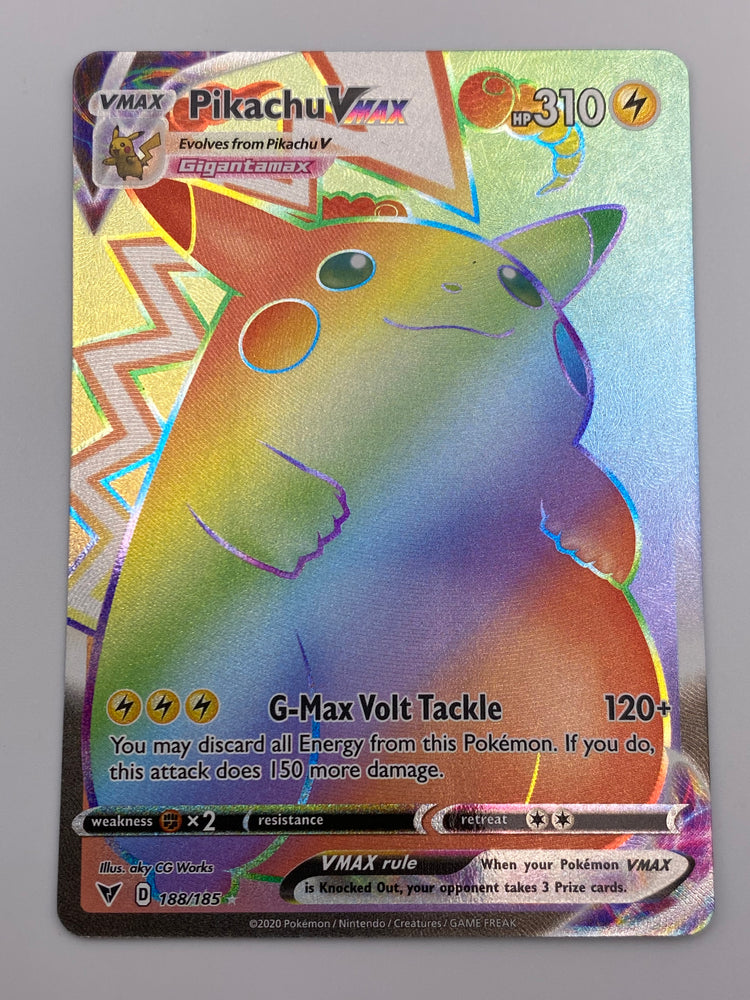Pikachu Vmax Rainbow Rare Vivid Voltage NM