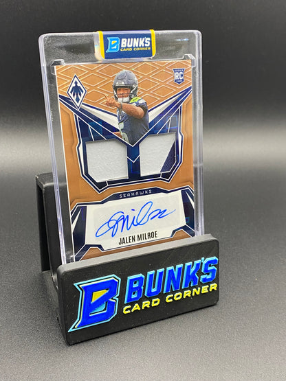 2025 Jalen Milroe Phoenix 127/199 Pandora Rc Patch Auto