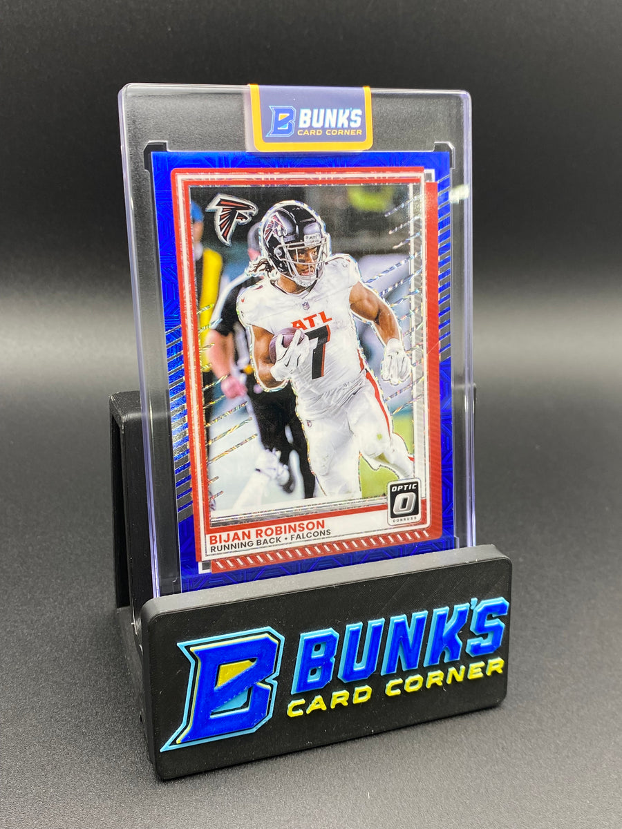 2025 Bijan Robinson 11/55 Donruss Optic Blue & Red