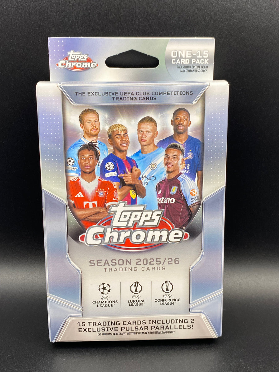 2025-26 TOPPS Chrome UEFA Club Competitions Hanger