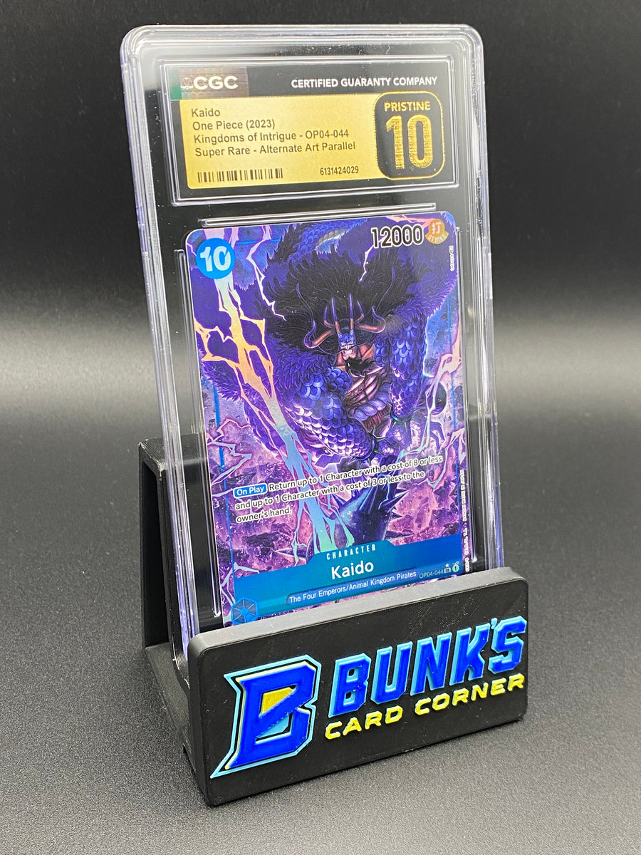 Kaido Super Rare Alt Art Parallel OP04 CGC PRISTINE 10