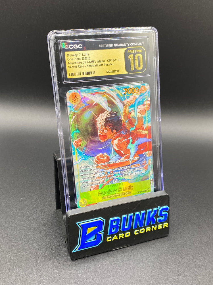 Monkey D. Luffy Secret Rare Parallel OP15-119 CGC Pristine 10