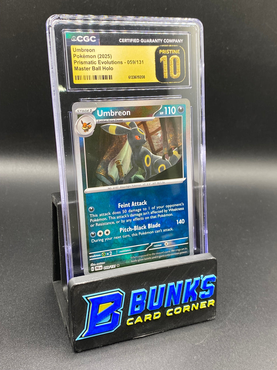 Umbreon Master Ball Prismatic Evolutions POP 14 CGC PRISTINE 10