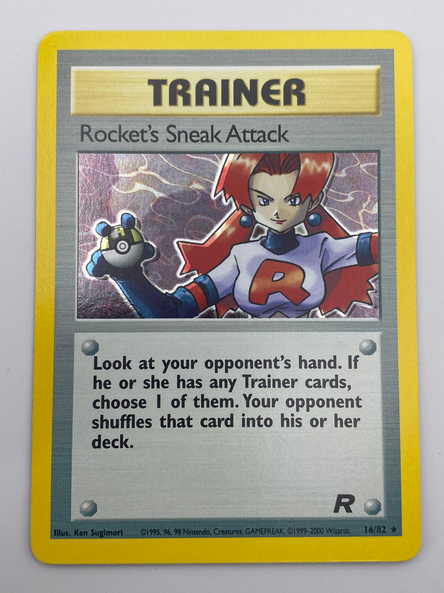Rocket's Sneak Attack Holo Team Rocket LP