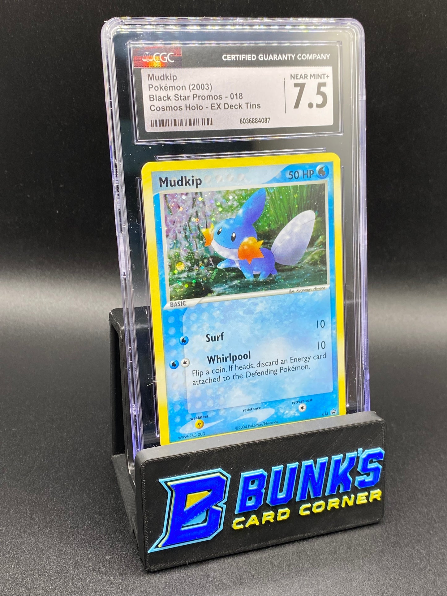 Mudkip Holo Promo CGC 7.5