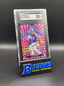 2024 TJ Hockenson Pink Swirl Prizm 11/13