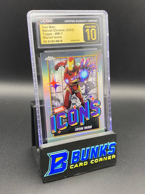 Iron Man Topps CGC PRISTINE 10