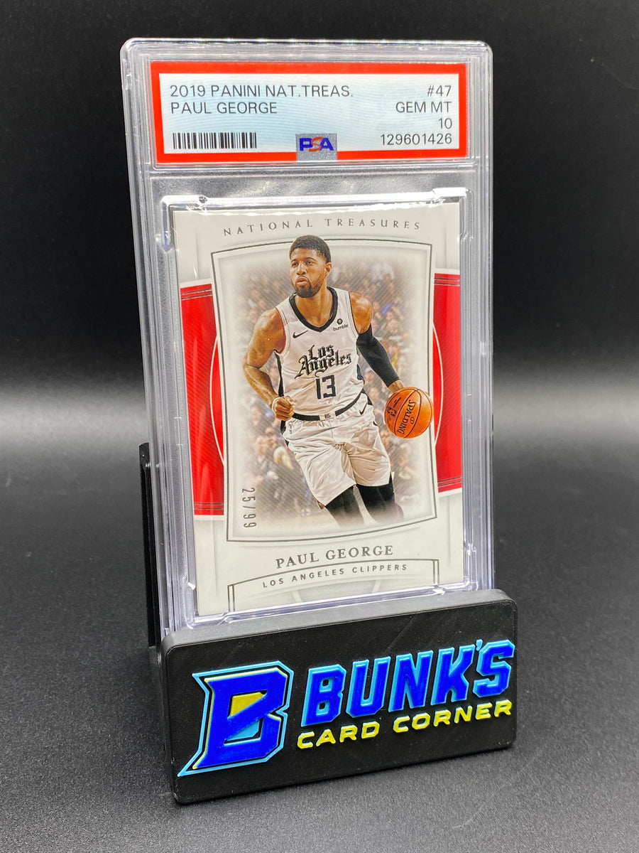 2019 Paul George National Treasures 25/99 PSA 10