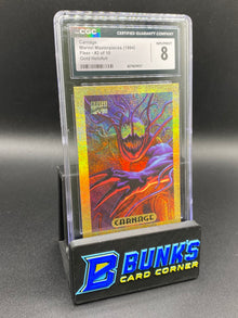 Carnage Gold Holofoil 2/10 Marvel CGC 8