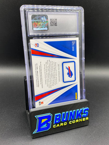 2021 Devin Singletary Players Collection Auto 59/99 CGC 9/9