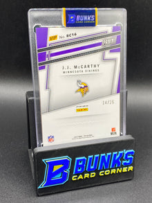 JJ McCarthy Rc 14/25 Red/White/Blue Prizm