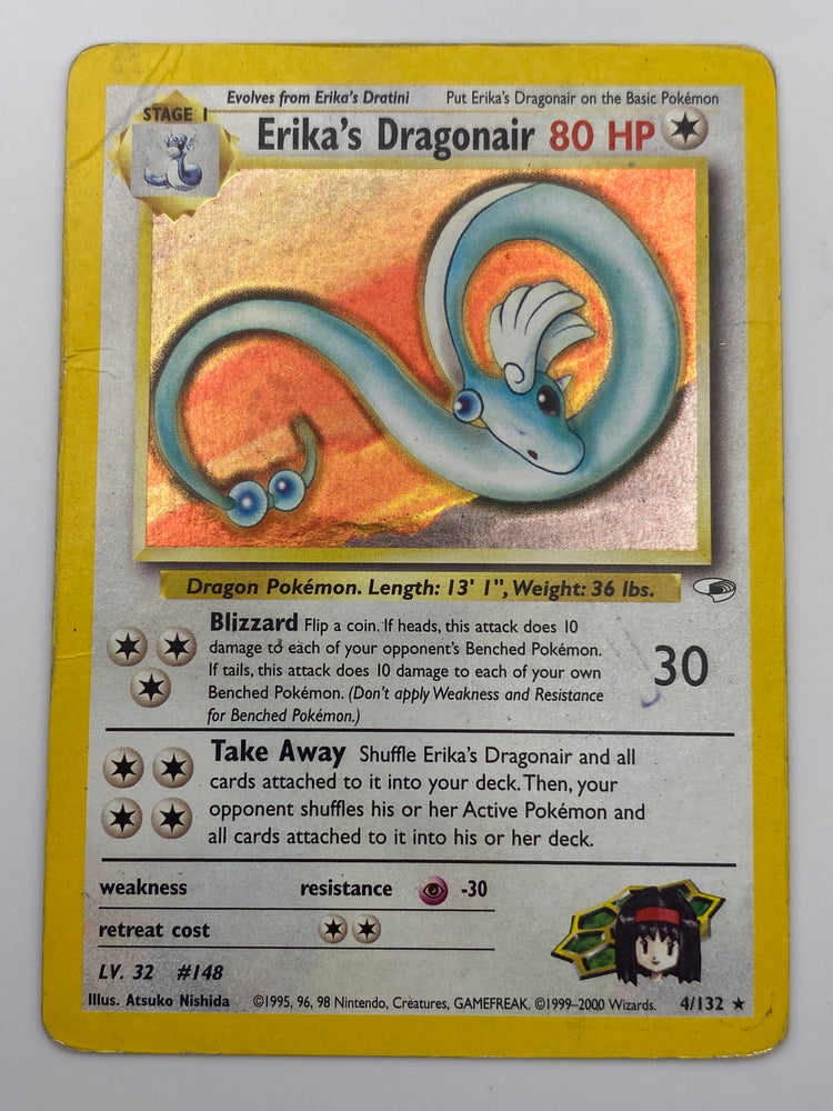 Erika's Dragonair Holo Gym Heroes HP