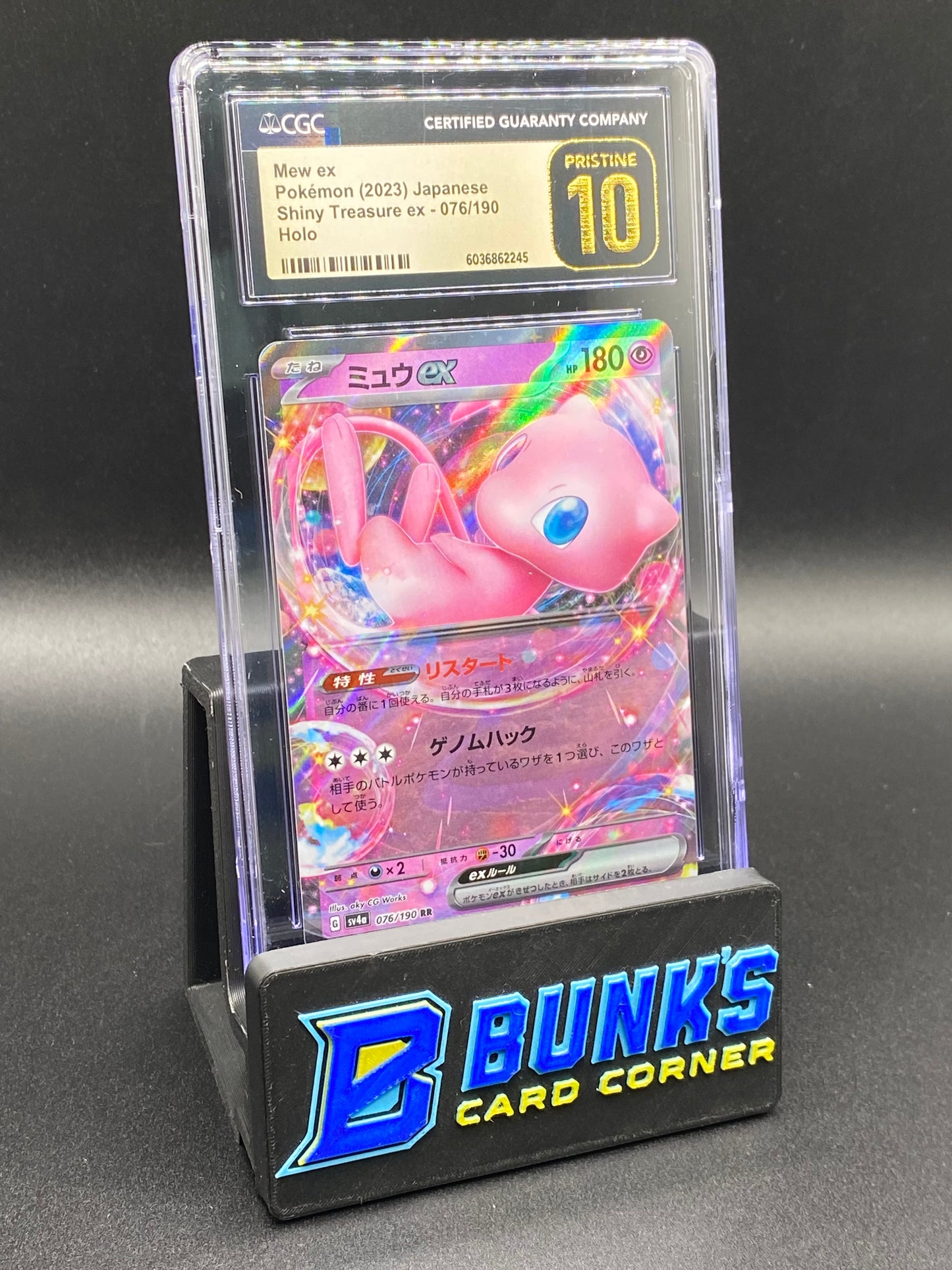 Mew Ex CGC PRISTINE 10 JAPANESE