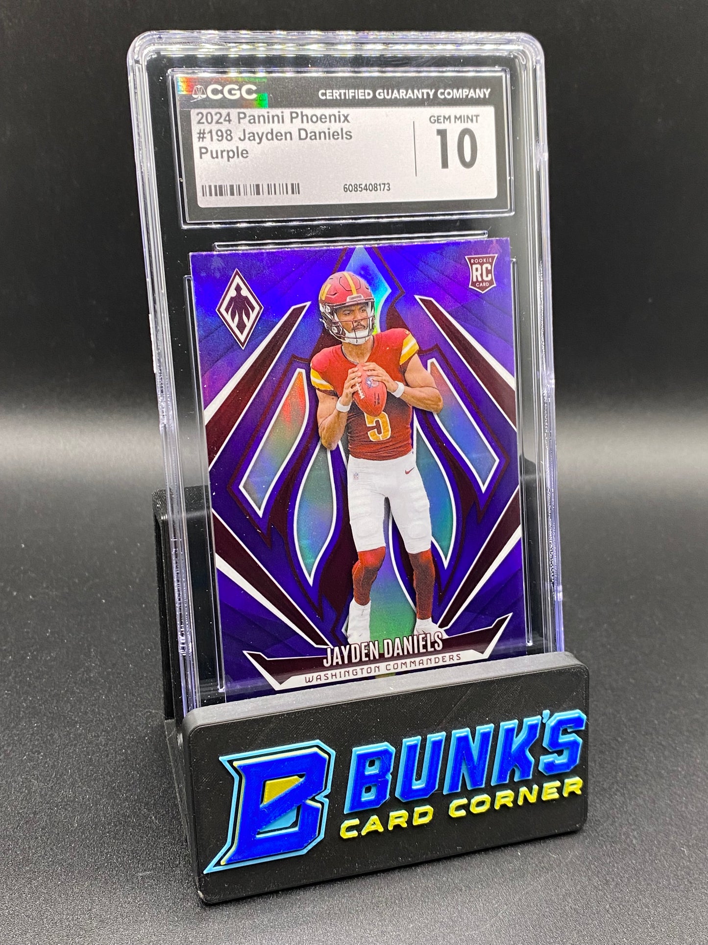 2024 Jayden Daniels Purple CGC 10 Rc