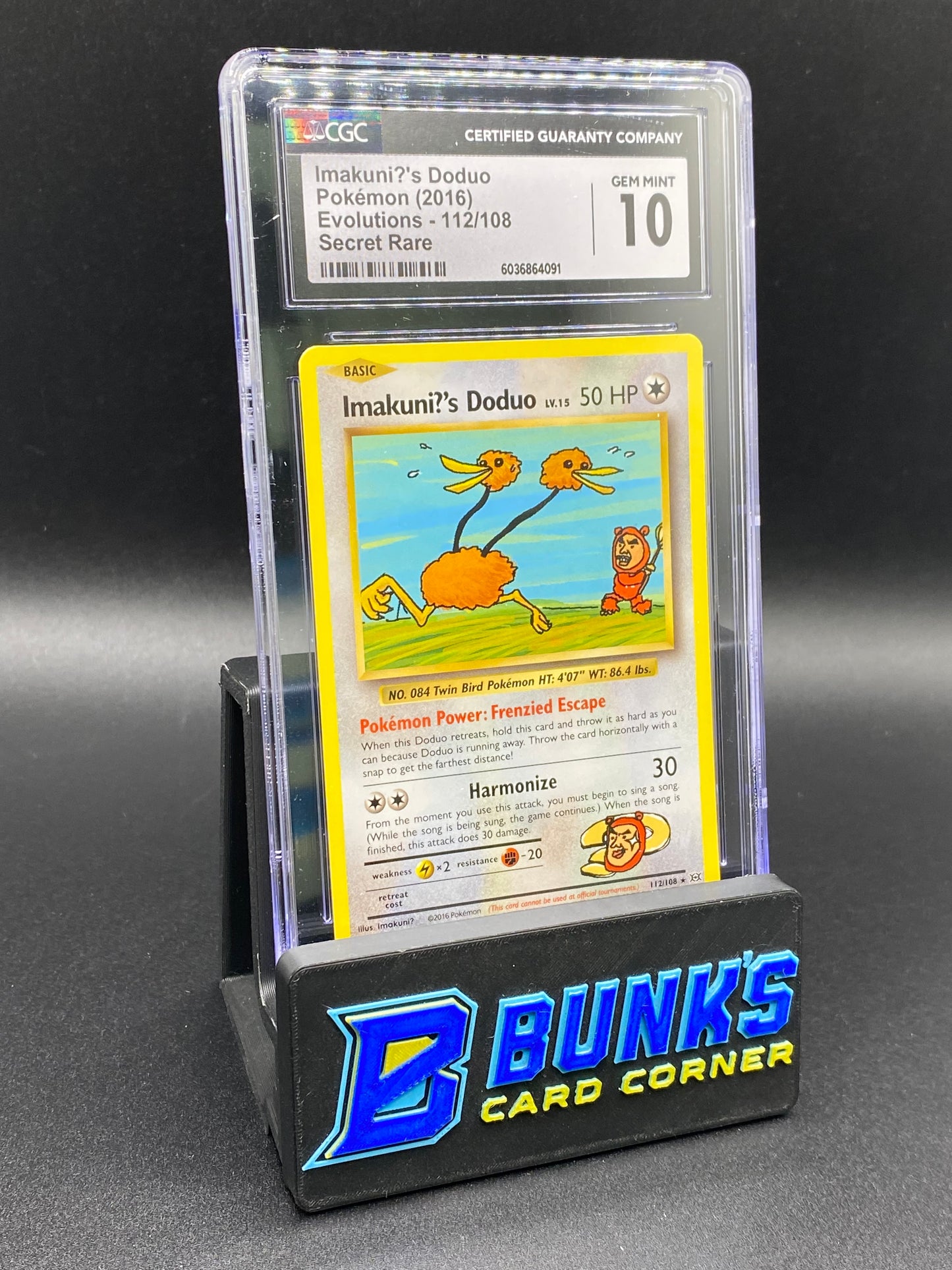 Imakuni?'s Dodo Secret Rare Evolutions CGC 10