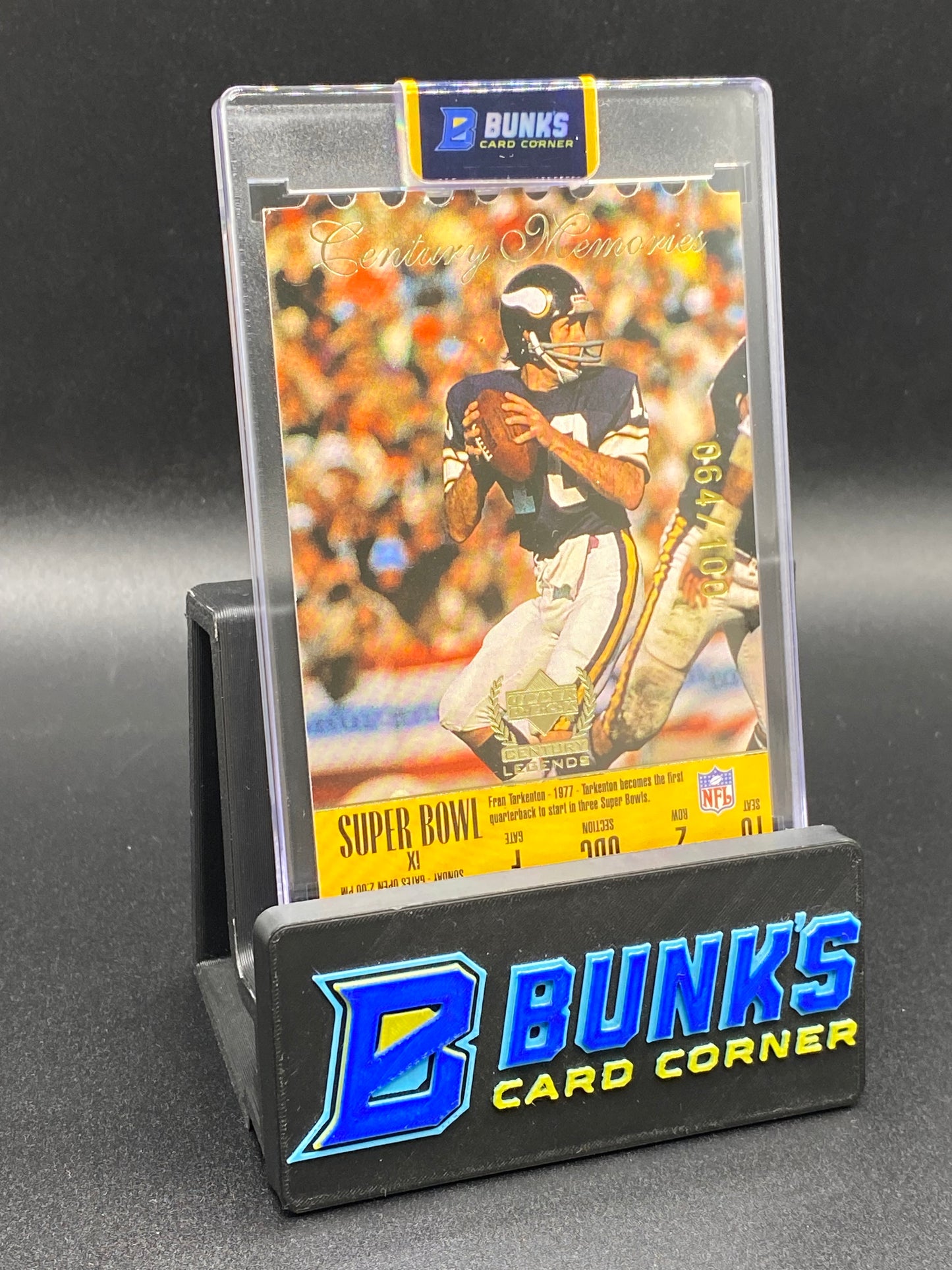 Fran Tarkenton Super Bowl XI 64/100