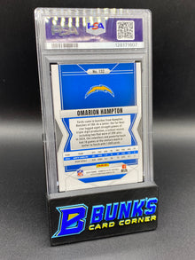 2025 Omarion Hampton Status Explosion 155/999 PSA 9 Rc