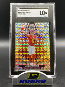 2024 Jayden Daniels Mosaic Prizm SGC 10