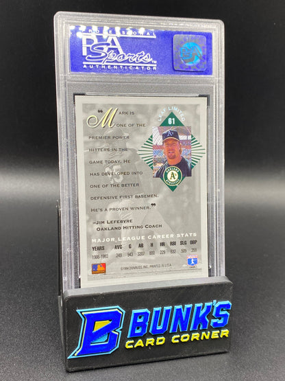 1994 Mark McGwire PSA 9