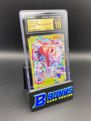 Monkey D. Luffy Secret Rare EB04-061 CGC PRISTINE 10